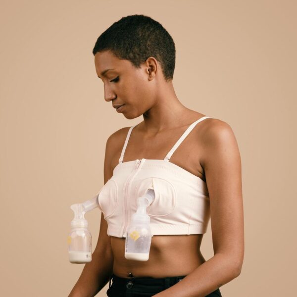 pump in bra